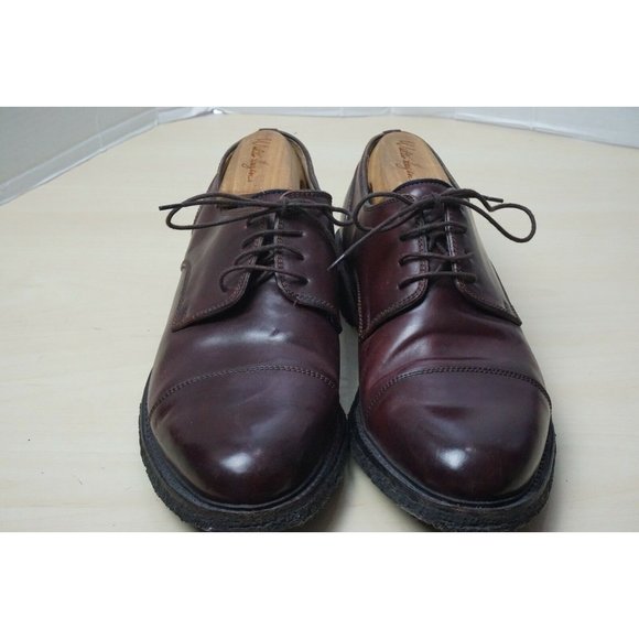 Brunello Cucinelli Shell Cordovan Cap Toe Mens Dress Shoes Sz 42 Made in Italy main image 7